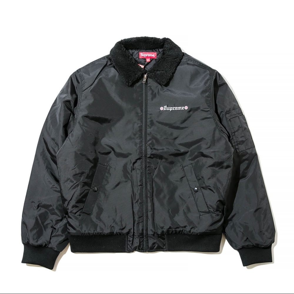 Supreme x Independent Fur bomber
